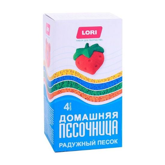 Изображение LORI Радужный песок 4 цвета по 80 гр Пт-022
