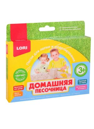Изображение LORI Домашняя песочница Зелёный песок 150 гр Пз/Дп-003
