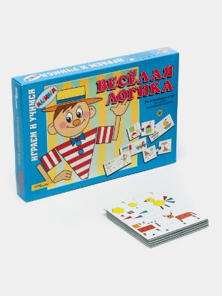 Изображение Игра "Веселая логика" детская настольная 76035