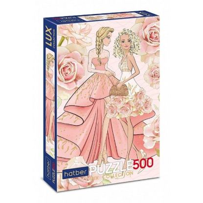 Изображение Premium ПАЗЛЫ-ИГРА для детей 500 элементов А2ф 330х480мм LUX мат.ламин. 3D фольга -Fashion Girl-