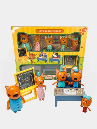 Изображение Три кота набор игрушек 8 PCS 8812