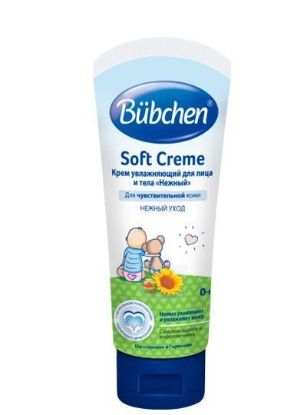 Изображение BUBCHEN Крем увлажняющий для лица и тела нежный 75мл
