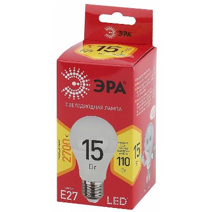 Изображение Лампа A60-15W-865-E27 груша, 90Вт груша теплый