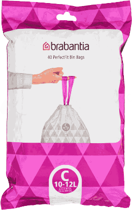 Изображение BRABANTIA Мешки для мусора PerfectFit  Bags C 10-12L 40шт