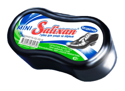 Изображение SALIXAN MINI Губка для обувь бесцветная