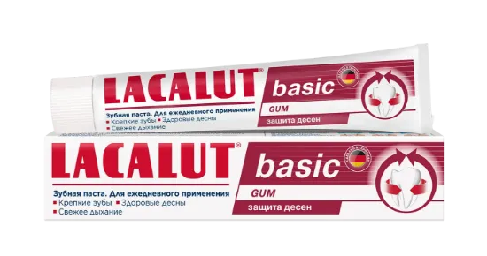 Изображение 6342 Lacalut Basic Gum зубная паста, 75 мл