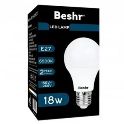Изображение BESHR LED LAMPA 6500 K E27 18W