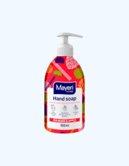 Изображение MAYERI ALL-Care жидкое мыло Ревень и яблоко, 500мл с дозатором
