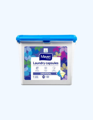 Изображение MAYERI ALL-Care Капсулы для стирки белья, универсальные, 36 шт Коробка,