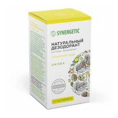 Изображение SYNERGETIC натуральный дезодорант лимонный кедр 50мл