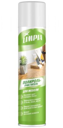 Изображение LIMPIA Полироль очиститеь для мебели Аромат весенней свежести 300мл
