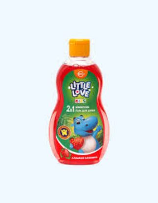 Изображение Шампунь+гель для душа 2в1 "Little love" сладкая клубника 400 мл.