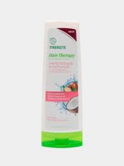 Изображение Бальзам для волос SYNERGETIC Укрепление и питание HAIR THERAPY 0,36л