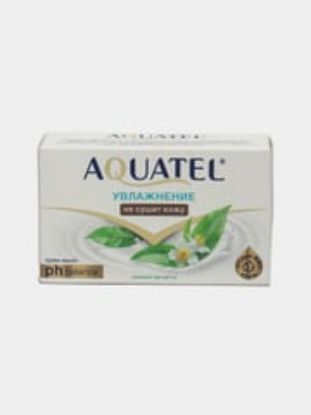 Изображение Крем-мыло твердое "Aquatel" зеленый чай матча. 90 гр