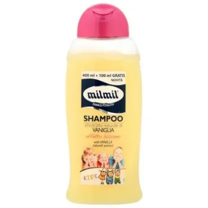 Изображение Шампунь для детей с экстрактом ванили MILMIL KIDS SH VANIGLIA 500M