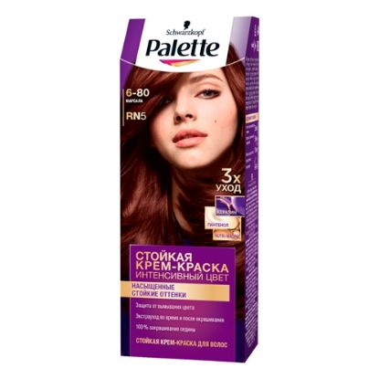 Изображение PALETTE Краска для волос RN5 марсала