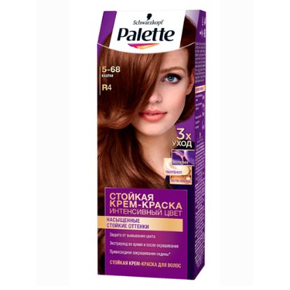 Изображение PALETTE Краска для волос R4 каштановый