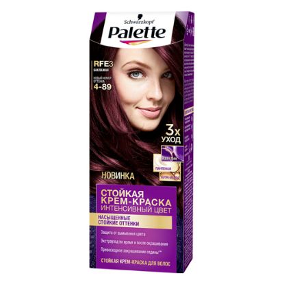 Изображение PALETTE Краска для волос RFE3 баклажан