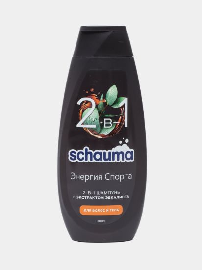 Изображение Schauma Шампунь 2в1 энергия спорта 400мл