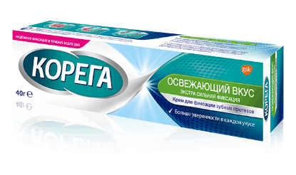 Изображение Крем для фиксации зубных протезов COREGA FREASH CREAM 24x40G