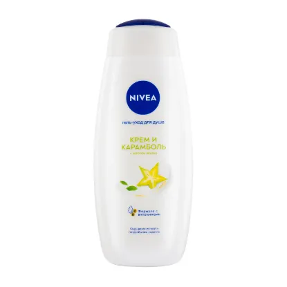 Изображение NIVEA Гель-уход для душа Крем и Карамболь марки 500мл