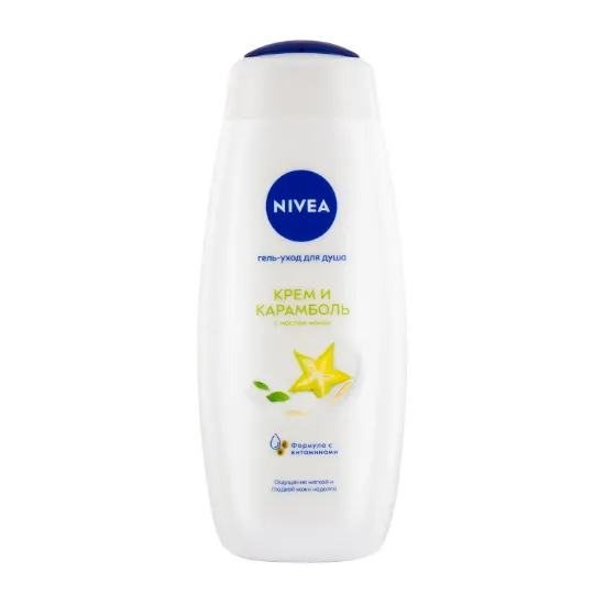 Изображение NIVEA Гель-уход для душа Крем и Карамболь марки 500мл