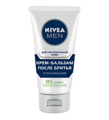 Изображение NIVEA MEN Крем-бальзам после бритья Успокаивающий для чуствительной кожи серии 75мл