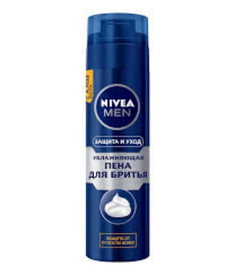 Изображение NIVEA MEN Увлажняющая пена для бритья Защита и уход серии 200мл