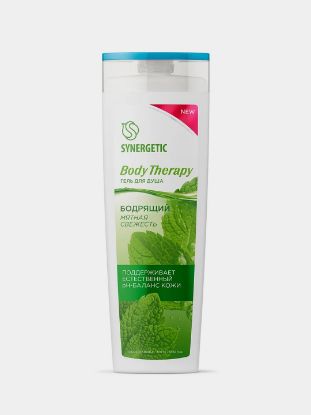 Изображение Гель для душа SYNERGETIC Мятная свежесть Body Therapy, 380мл