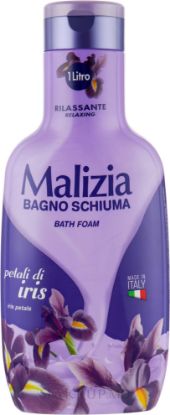 Изображение Пена для ванны с ароматом лепестков ириса MALIZIA FAMIGLIA BATH FOAM IRIS PETALS 1L