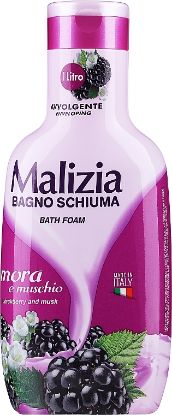Изображение Пена для ванны с ароматом еживики и мускуса MALIZIA FAMIGLIA BATH FOAM BLACKBARRY AND MUSK 1L