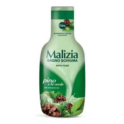 Изображение Пена для ванны с ароматом зеленого чая и сосны MALIZIA FAMIGLIA BATH FOAM PINE AND GREEN TEA 1L