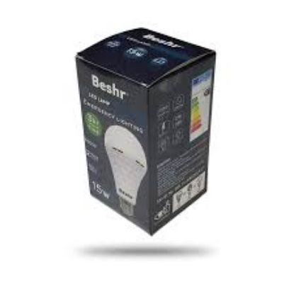 Изображение BESHR LED LAMPA 6500К 15W Emergency (заряд 3ч+)