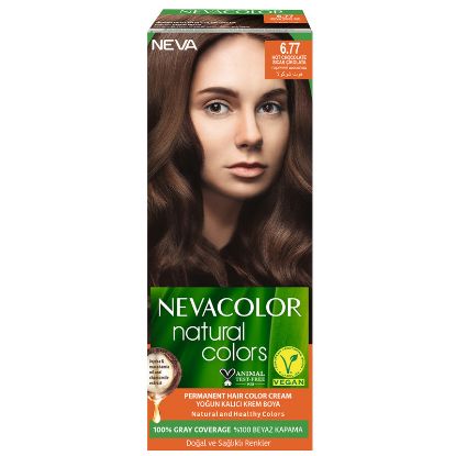 Изображение Набор крем-краски для волос Neva natural colors мокко 6.77