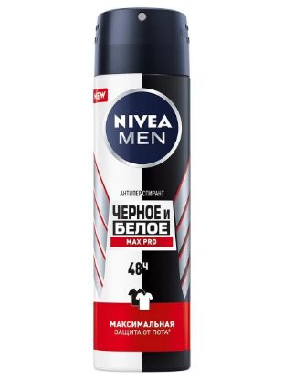 Изображение Nivea Антиперспирант "Черное и Белое.Невидимый MAX PROTECTION" серии "Nivea Men" 150 ml