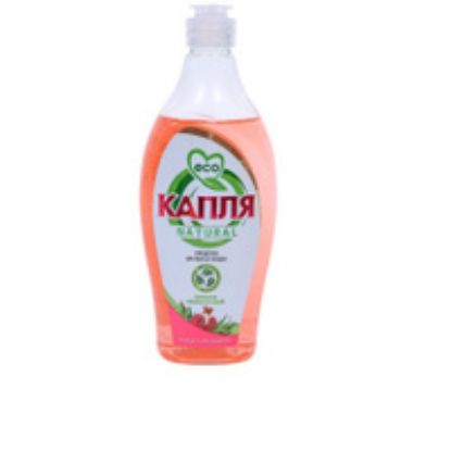 Изображение Жидкие моющие средства для пос "КАПЛЯ" Natural Гранат и розмарин 500 гр