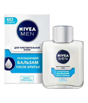 Изображение Nivea Охлаждающий бальзам после бритья для чувствительной кожи серии "Nivea Men" 100 ml
