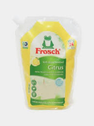 Изображение 1116024 FROSCH Жидкое средство для стирки, Лимон, мягкая упаковка 1,8л