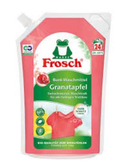 Изображение 1216022 FROSCH Жидкое средство для стирки, Гранат, мягкая упаковка 1,8л