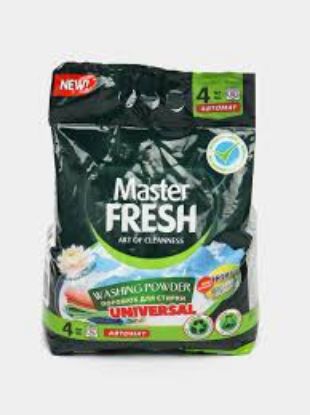 Изображение Master FRESH БЕСФОСФАТНЫЙ биоразлагаемый порошок для стирки UNIVERSAL 4кг С АКТИВНЫМ 