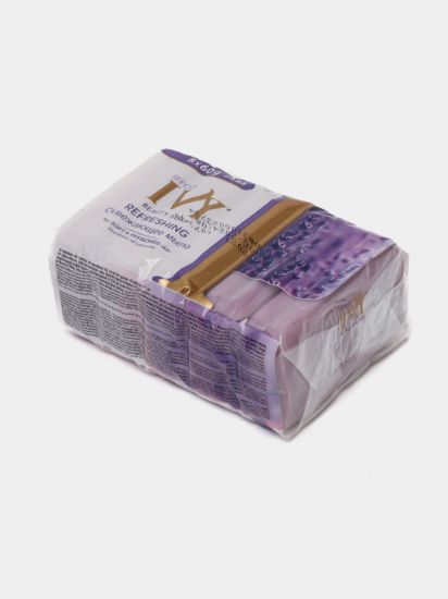 Изображение Туалетное мыло IVY soap Refreshing Ecopack 24*5*60 gm in cartons