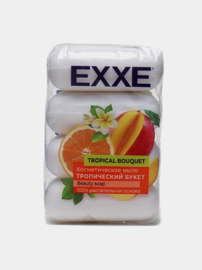 Изображение EXXE Косметическое мыло "Тропический букет" 4*70г ЭКОПАК