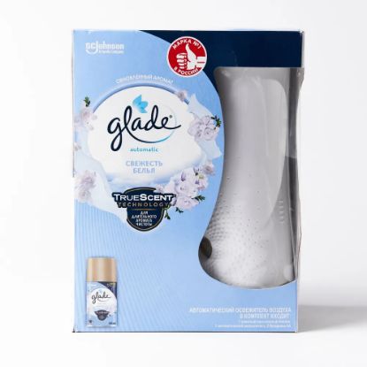 Изображение Освежитель воздуха: Glade Аэрозоль Automatic Декор Свежесть белья 269мл/4