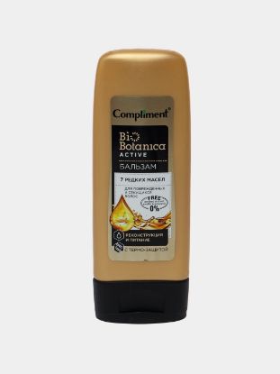 Изображение Compliment Biobotanica active Бальзам 7 редких масел Для поврежденных и секущихся волос Реконструкци