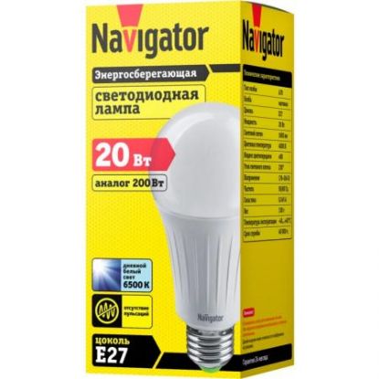 Изображение Лампа/ Navigator 61 387 NLL-A70-20-230-6.5K-E27