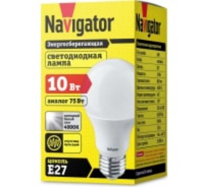 Изображение Лампа/ Navigator 94 388 NLL-A60-10-230-4K-E27