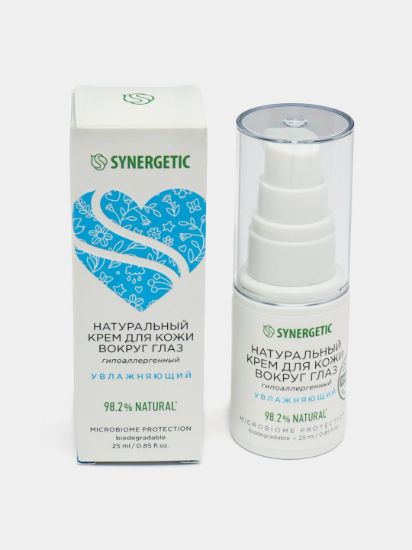 Изображение Натуральный крем SYNERGETIC для кожи вокруг глаз, 25мл