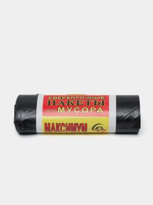 Изображение Пакеты для мусора черные MIR 75X120см 10шт