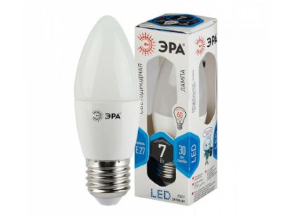 Изображение Лампа LED B35-7W-840-E27 свеча, 60Вт нейтральный