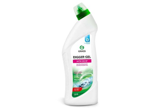 Изображение GRASS Гель для чистки канализационных труб Digger gel 1000 мл